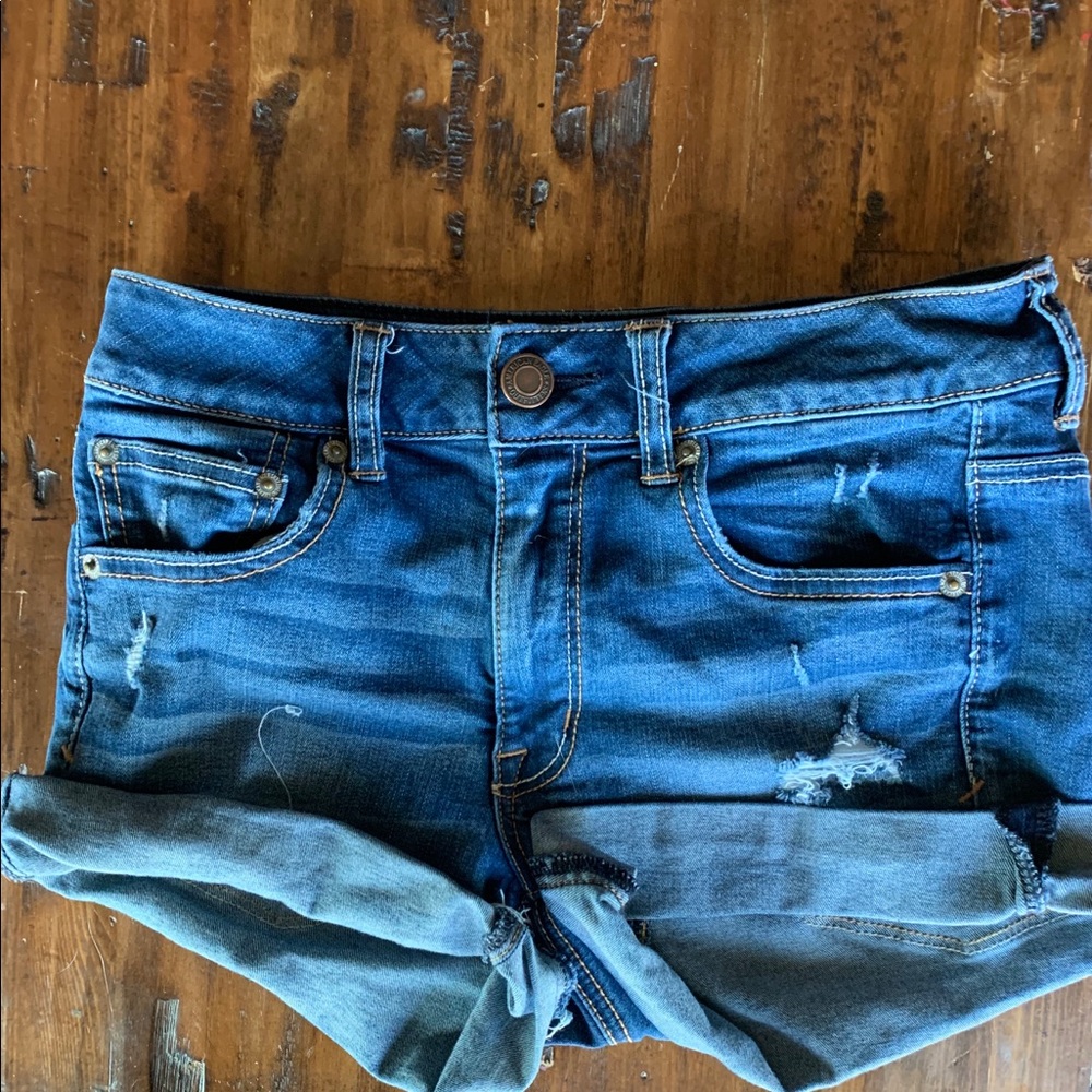 AE Blue Jean Shorts